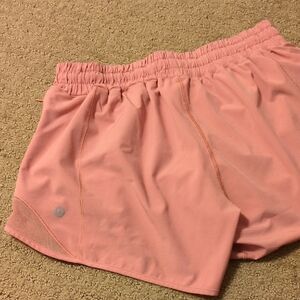 Lululemon Athletica Coral Athletic Shorts